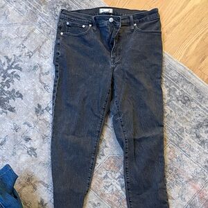 Madewell Women's petite perfect vintage Jeans in Dark Gray